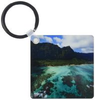 3dRose Waimanalo Beach, Oahu, Hawaii - US12 DPB2217 - Douglas Peebles - Key Chains, 2.25 x 4.5 inches, set of 2 (kc_89792_1)