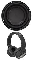 Polk Audio DB1042DVC 10 1050 Watt Car/Marine Audio Subwoofer Sub+Headphones