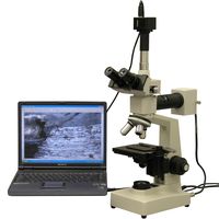 40X-2500X Two Light Metallurgical Microscope + 1.3MP USB Camera