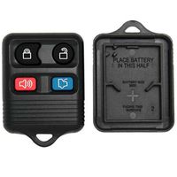 Keyless2Go New Replacement Shell Case and 4 Button Pad for Remote Key Fob with FCC CWTWB1U345 or CWTWB1U331 - Shell ONLY