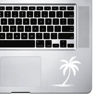 StickAny Palm Series Palm Tree Shadow Sticker for MacBook Pro, Chromebook, and Laptops (White)