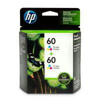 HP 60 | 2 Ink Cartridges | Tri-color | CC643WN