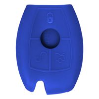 Keyless2Go New Silicone Cover Protective Case for Remote Key with FCC IYZDC07 - Blue