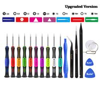 Kaisi Precision Screwdriver Set Professional Electronics Repair Tool Kit with Phillips Flathead and Torx Star Magnetic Bit Compatible for iPhone, iMac, MacBook, Laptop, Tablet PC and More - 18 Piece