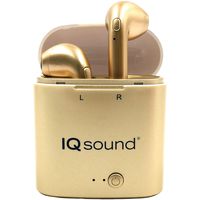 Supersonic IQ Sound True Wireless Earbuds (Gold)