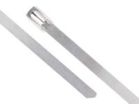 27 Inch Standard Stainless Steel Cable Tie - 100 Pack