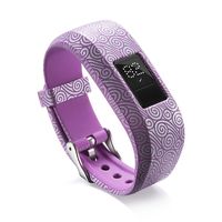 Kanzd Replacemet Silicone Watch Band Strap for Garmin VivoFit Jr/Jr 2 Kids' Fitness (W)