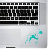 StickAny Palm Series Boxer Sticker for MacBook Pro, Chromebook, and Laptops (Turquoise)