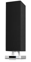Innovative Technology 16-inch Tall Tabletop Tower Bluetooth Stereo System, Black Wood Grain Finish