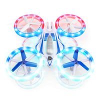 Force1 UFO 4000 LED Mini Drones for Kids - Small RC Drones for Beginners w/ 2 Quadcopter Batteries