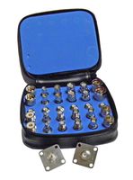 High Quality 30 Piece RF Connector Adapter Kit with QC Adapters for Telewave 44