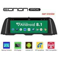 Eonon Android 8.1 Car Stereo, Car Radio 10.25 inch IPS display Screen Support Android Auto, Carplay,Applicable to BMW 5 Series F10/F11 (2013-2016) NBT Compatible with iDrive System Head Unit- GA9204NB