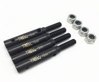 Treal Steel Stub Axle (Portal Drive) +5mm (4pcs) Set for Traxxas TRX-4 Trail Defender Crawler