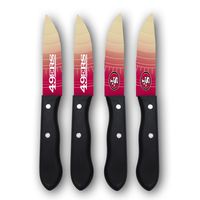 Sports Vault NFL San Francisco 49ers Steak Knive Set