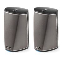 Denon HEOS 1 Wireless Streaming Speaker Pair - Series 2 for Amazon music hd compatibility multiroom speakers (Black)