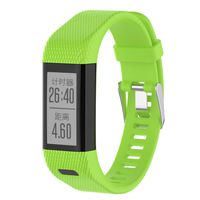 Compatible with Garmin Vivosmart HR+ Bands Women Men, Replacement Silicone Band Straps Bracelet Wristbands for Vivosmart HR Plus, Approach X10, Approach X40 (Green)