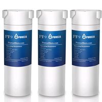 Pureza filters XWF Water Filter, Replacement for GE XWF, XWF Genuine Ge Refrigerator Compatible with GE French-door - 3 Pack