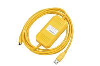 Washinglee Q USB PLC Programming Cable, for Mitsubishi Q Series, Enhanced USB-QC30R2 Replacement, FTDI chip, Isolated Interface, 6 FT, Yellow. (USB-QC30R2 Plus)