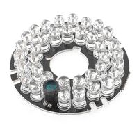uxcell Red 36 LEDs 60 Degree Camera Night Vision Round IR Board for 6mm Len