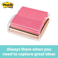 Post-it Pop-up Note Dispenser, Rose Gold, 3 Inches x 3 Inches, 1 Dispenser/Pack (WD-330-RG)