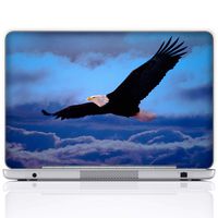Meffort Inc 17 17.3 Inch Laptop Notebook Skin Sticker Cover Art Decal (Included 2 Wrist pad) - Flying Eagle