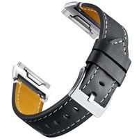 Hotodeal Band Compatible with Ionic Genuine Leather Bands, Classic Leather Replacement Accessory Strap Smart Watch, Women Men Small Large