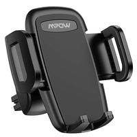 Mpow Car Phone Mount, Air Vent Phone Holder, 3-Level Adjustable Clip, Upgrade Clamp Arm, One Button Release Clamp, Rotatable Phone Mount Compatible iPhone 11 Pro Max XS XR X 8 7 6Plus Etc
