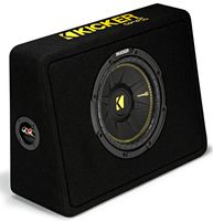 Kicker TCWC10 Car Audio CompC 10" Truck Sub Box Enclosure 4 Ohm 44TCWC102 (Renewed)