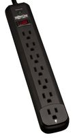 Tripp Lite 7 Outlet Surge Protector Power Strip, Extra Long 12ft Cord, Black, & $25,000 INSURANCE (TLP712B)