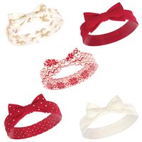 Hudson Baby Unisex Baby Cotton and Synthetic Headbands, Reindeer, 0-24 Months