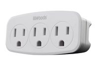 Woods 41013 Wall Adapter with 3 Grounded Power Outlets