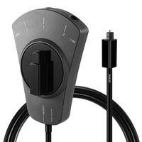 VIMVIP 3 Way in/Out Digital Toslink Optical Audio Splitter Manual Switch with 2.6ft Fiber Optic Cable-Black