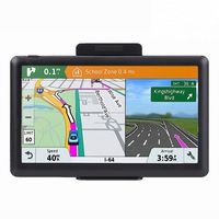 Car GPS, 7 inch Portable Navigation System for Cars, Lifetime Map Updates, Real Voice Turn-to-Turn Alert Vehicle GPS Sat-Nav, On-Dash Mount