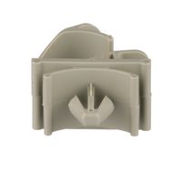 Panduit LWC25-H25-C Latching Wire Clip, Push Barb, Nylon 6.6, 0.25-Inch Bundle, Natural (100-Pack)