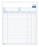 Adams Invoice Book, 8-3/8 x 10-11/16 Inches, 2-Part, Carbonless, White/Canary, 50 Sets per Book (D8140)