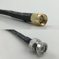 6 feet RG58 RP-SMA MALE to BNC MALE Pigtail Jumper RF coaxial cable 50ohm High Quality Quick USA Shipping
