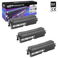 Speedy Inks Compatible Toner Cartridge Replacement for Kyocera-Mita TK-172 (Black, 3-Pack)