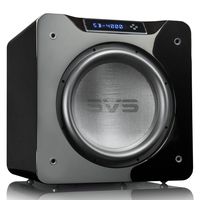 SVS SB-4000 Subwoofer (Piano Gloss Black) - 13.5-inch Driver, 1,200-Watts RMS, Sealed Cabinet, App Control
