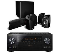Pioneer Elite VSX-LX303 9.2 Channel 4k UltraHD Network Audio & Video Receiver Home Theater Bundle with Polk Audio TL1600 5.1 Speaker System with Powered Subwoofer - Black