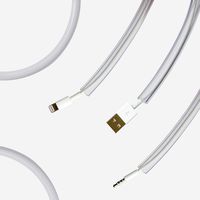 Pet Wire Protector Flexible Cable Sleeve - Odor-Free Cat & Dog Chew Proof Electrical Power & Charger Cord Cover for Lighting, Ethernet, RCA & HDMI Cables | 2mm Thick Overfloor Universal Protection