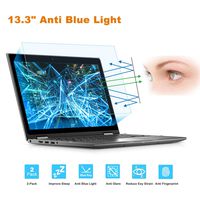 2 Pack 13.3" Laptop Screen Protector -Blue Light Filter, Eye Protection Blue Light Blocking Anti Glare Screen Protector for All 13.3" 16:9 Laptop (!!! Diagonal Length 13.3", Not Include The Bezel)