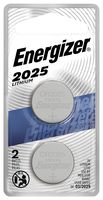 Energizer CR2025 Battery, 3V Lithium Coin Cell 2025 Batteries (2 Battery Count) - Packaging May Vary