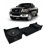 Compatible with 2004-2008 Ford F-150 Ext Super Cab Truck Kicker Comp C10 Dual 10" Sub Box Enclosure - Final 2 Ohm
