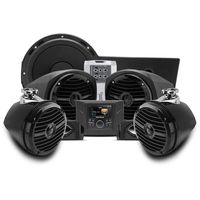 Rockford Fosgate GNRL-STAGE4 400 watt Stereo, Front Lower Speaker, Rear Speaker, and subwoofer kit for Select Polaris General