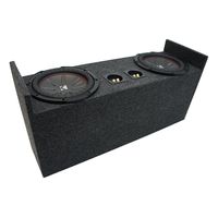 Compatible with 1987-2006 Jeep Wrangler YJ TJ Kicker CompR CWR10 Dual 10" Custom Sub Box Enclosure New - Final 2 Ohm