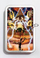 BlackKey Illuminati Symbol Metal Decorative Gift Box Case Organizer for Tampon, Bead, Credit Card -47