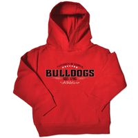 NCAA Georgia Bulldogs Toddler Pullover Hood, 4 Toddler, Red