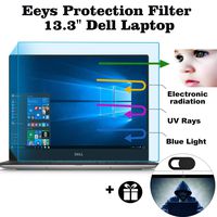 2 Pack Eyes Protection Filter Fit Dell XPS 13.3 Inch Non Touch Traditional Laptop Anti Blue Light Anti Glare Screen Protector, Reduces Digital Eye Strain Help Your Sleep Better(None Touchscreen)