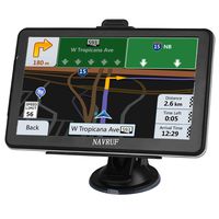 GPS Navigation for car, 7-inch HD 8GB Voice Prompt GPS Navigation System, Built-in North America map Contains (USA, Canada, Mexico Map) Lifetime Map Free Updates