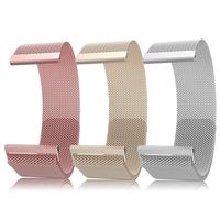 Find-MyWay Compatible with Fitbit Versa Bands/Versa 2/Versa Lite Bands,Versa Accessories Wristband Stainless Steel Bracelet for Women Men Strap for Fitbit Versa/Lite/Special Edition